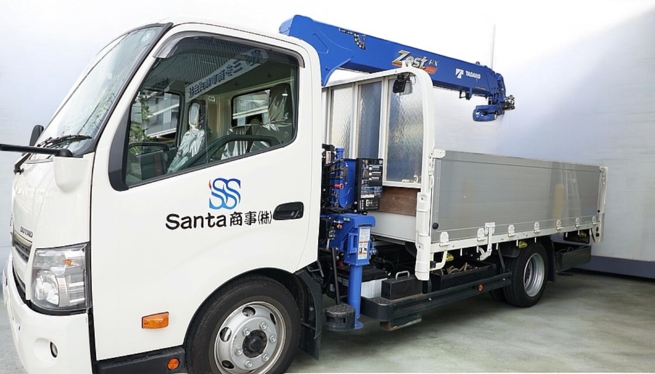 運搬用ユニック車